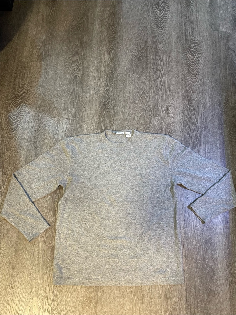 AUTUMN CASHMERE Men’s Gray Sweater Size L Tiny Knit